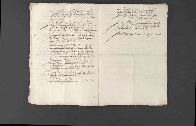 Pfalzgraf Wolfgang bittet hinsichtlich seines Hofmeisters Heinrich von Ulm, der mit Begleitern nach Frankreich geschickt worden war und dort bei einem Kloster nahe Toul in einen Hinterhalt geriet und getötet wurde, um Rat bei der Verfolgung der Täter.