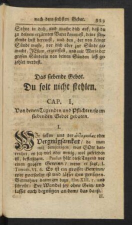 Das siebende Gebot. Du solt nicht stehlen