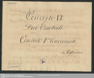 Concertos. Arr - Mus.3301-O-6,4 : cemb (2) - F