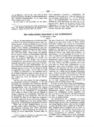 Der erdkundliche Unterricht in der Arbeitsschule : (Schluß)