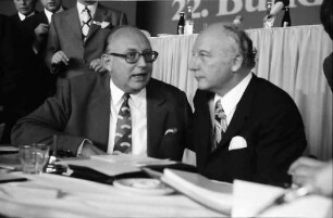 Freiburg: Stadthalle; FDP 22. Bundesparteitag, Stellvertretende Vorsitzende; Wolfgang Mischnick - Walter Scheel