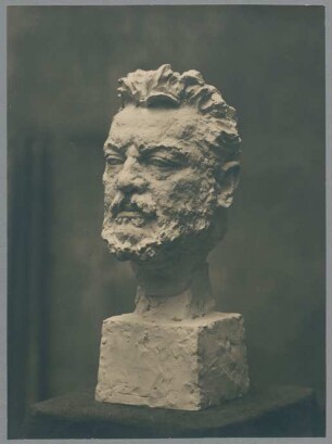 Porträt Max Slevogt, 1926, Gips