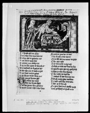 Rudolf von Ems, Weltchronik — Jakobs Betrug, Folio 23verso