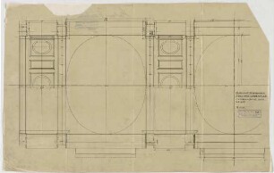 Thiersch, Friedrich von; Wiesbaden; Kurhaus - Decke im Lesehalle Süd (Ansicht)