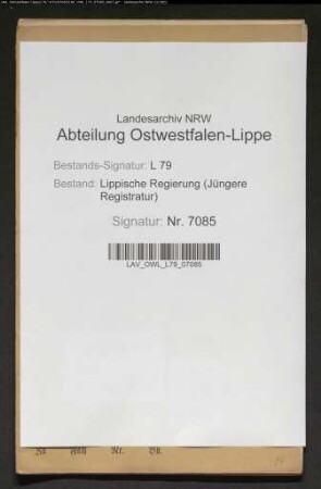 Ermittlung deutsch-russischer Zivilgefangener (Balten), Gen./Spez.
