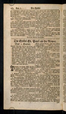 162-177, 6. Die Epist. St. Pauli an die Roemer