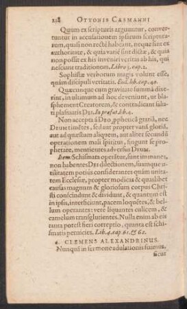 6. Clemens Alexandrinus.