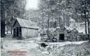 Ansicht der Weissmainquelle im Fichtelgebirge