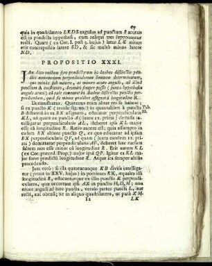 PROPOSITIO XXXI-XXXIII