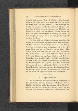 A. Lungenkrankheiten.