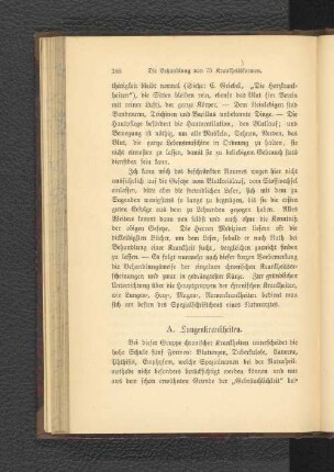 A. Lungenkrankheiten.