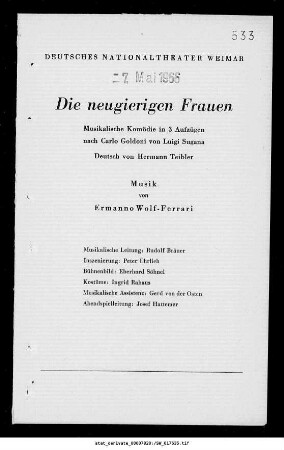 Die neugierigen Frauen