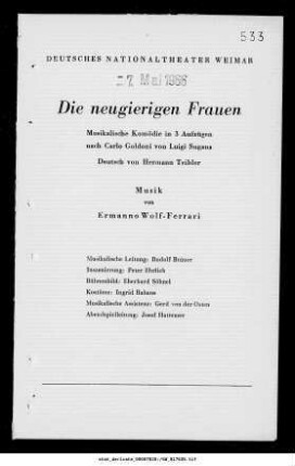 Die neugierigen Frauen