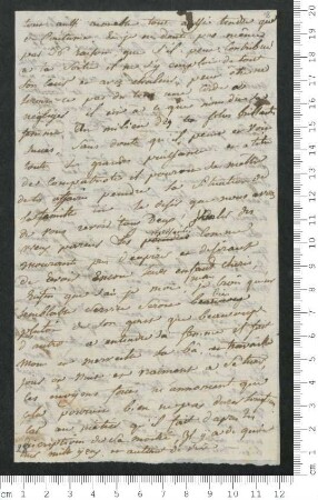 Brief von Victorine de Chamisso an Charles de Chamisso und Hippolyte de Chamisso