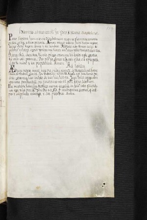 Hymni in festo Mariae Magdalenae (16. Jh.)