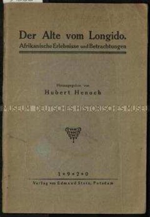 Der Alte vom Longido