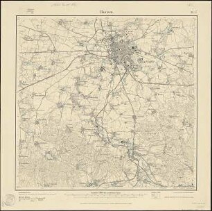 Meßtischblatt 54 : Bautzen, 1921 : Bautzen. - Aufgen. 1900, hrsg. 1904, kurrentgest. 1914, einz. Nachtr. 1921. - 1:25000. - Leipzig, 1921. - 1 Kt.