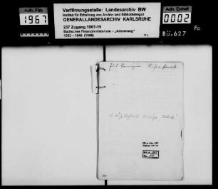 Hess & Monatt, Zigarrenfabrik in Schwetzingen Käufer: Otto Holland in Schwetzingen und Karl Langlotz und Heinrich Kuppinger in Neulußheim