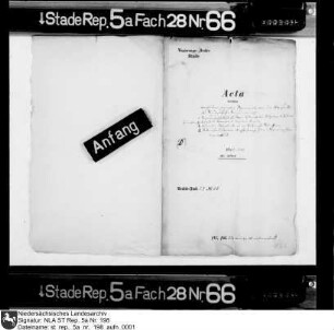 Memoriale an die Gesandten des Niedersächsischen Kreisdirektoriums in Hamburg in verschiedenen Streitsachen während des Güstrower Erbfolgestreits