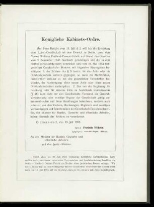 Königliche Kabinets-Ordre