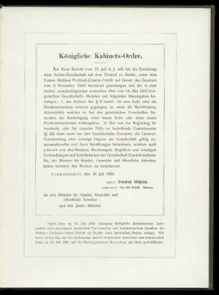 Königliche Kabinets-Ordre
