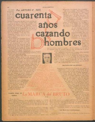 Cuarenta años cazando hombres