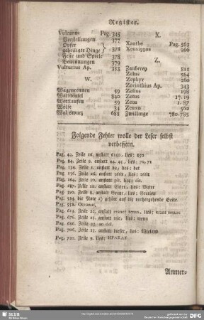 Folgende Fehler wolle der Leser selbst verbessern