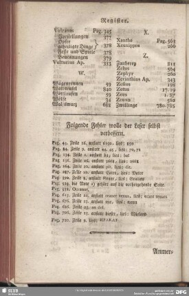 Folgende Fehler wolle der Leser selbst verbessern