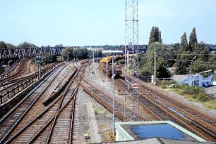 Hamburg: Bahnhof Barmbek: Gleisumbau