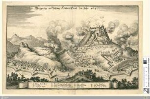 Belagerung der Vestung HochenTwiel im Jahr 1641