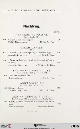 Nachtrag (Nr. 646-657)