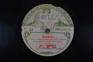 Mignon : Non conosci il bel suol / [Ambroise Thomas]