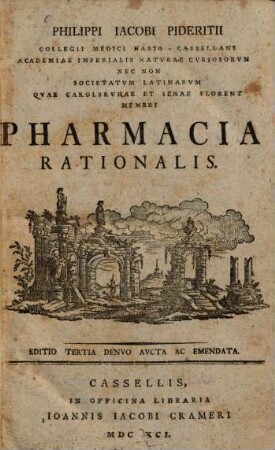 Pharmacia rationalis