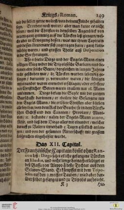 Das XII. Capitul