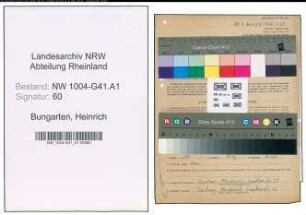 Entnazifizierung Heinrich Bungarten , geb. 01.02.1907 (Justizangestellter)