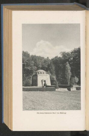 Die letzte Ruhestätte Emil von Behrings