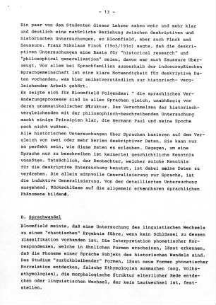 13-19, D. Sprachwandel