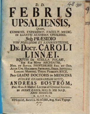 Febris Upsaliensis