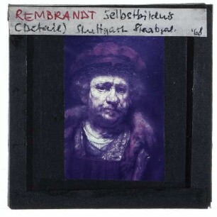 Rembrandt, Selbstbildnis mit roter Mütze (Stuttgart SG 2614)