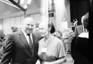 39. Tagung 1989 Chemiker; Eröffnung: Landwirtschaftsminister Kiechle, Frau Schmid