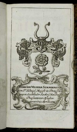 Herr Ioh. Wilhelm Summermann[...]