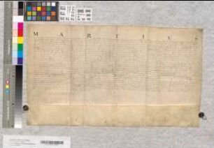 Mindener Kanonikatsprovision für Nicolaus Philipp Liburg durch den päpstlichen Legaten Martius.