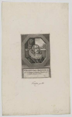Bildnis des Paulus Carl Groland