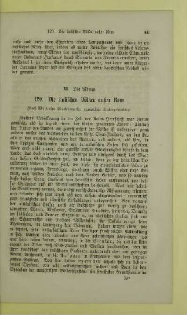 Die italischen Völker außer Rom