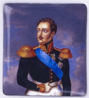 Bildnisminiatur von Nikolaus I. Pawlowitsch