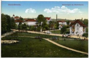 Bischofswerda. Parkanlagen am Bischofsplatz