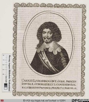 Bildnis Charles IV., Herzog von Lothringen (reg. 1624-34 u. 1659-75)