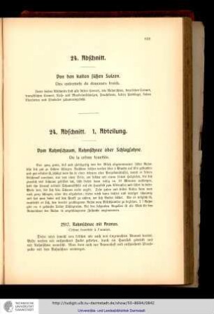 24. Abschnitt. Von den kalten süßen Speisen