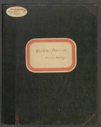 Konzerte. Arr.; vl, pf (orch); a-Moll