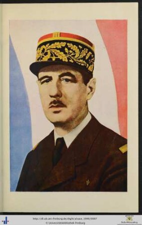 Porträt: Charles de Gaulle.